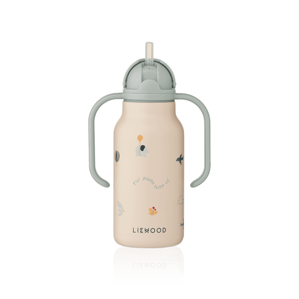 Kimmie Trinkflasche von Liewood, Flying Sandy, Seitenansicht