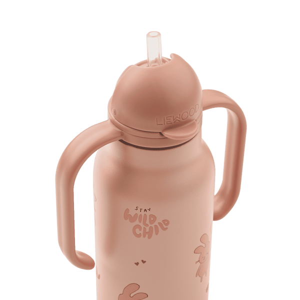 Deckel der Liewood Kimmie Trinkflasche Wild Child Rosey