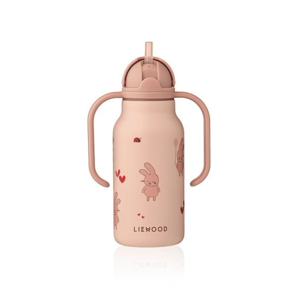 Kimmie Trinkflasche Wild Child Rosey von Liewood, seitlich