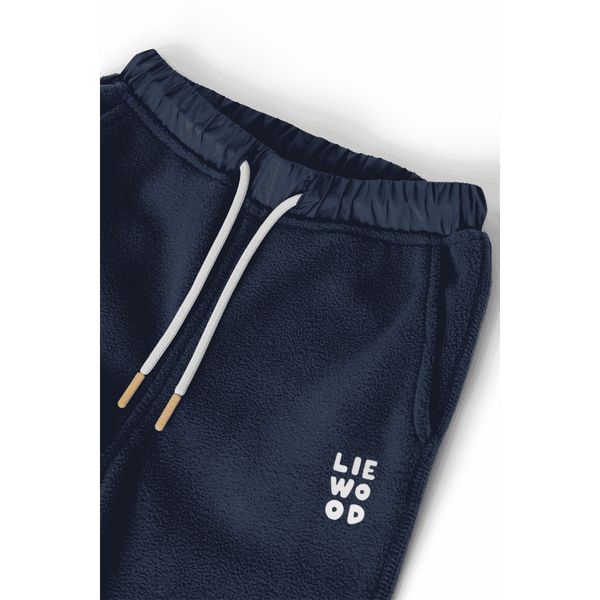 Liewood Wendy Fleecehose Classic Navy – Detail Bund