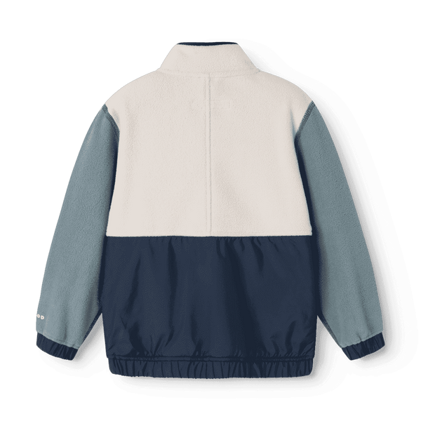 Liewood Wynn Fleece-Pullover Classic Navy Mix – Vorderansicht