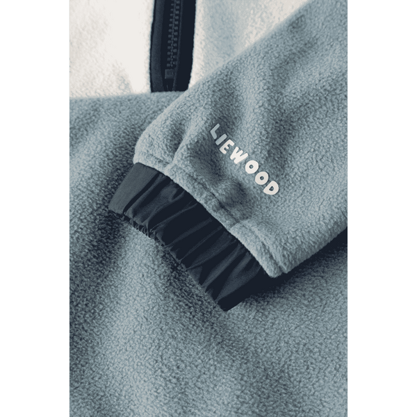 Liewood Wynn Fleece-Pullover Classic Navy Mix – Rückansicht