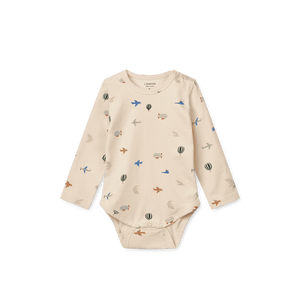 Liewood Yanni Baby Body Aviator aus Bio-Baumwolle mit Rüschen