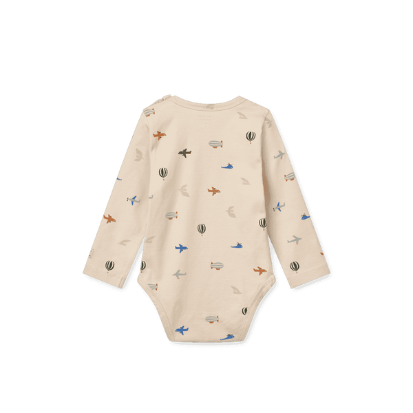 Yanni Baby Body von Liewood in Aviator mit Druckknöpfen