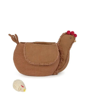 Lorena Canals Aufbewahrungskorb Huhn mit Mini-Küken