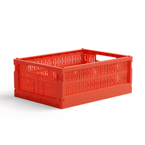 Made Crate Aufbewahrungsbox Midi So Bright Red | Aufbewahrung & Ordnungssysteme | Beluga Kids
