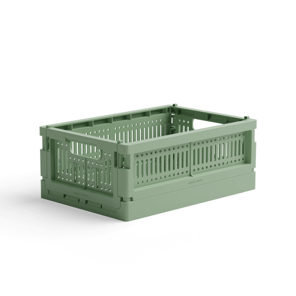 Made Crate Aufbewahrungsbox Mini Green Bean Green | Aufbewahrung & Ordnungssysteme | Beluga Kids