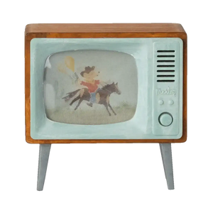 Maileg Fernseher Maus, Miniatur-TV fürs Puppenhaus