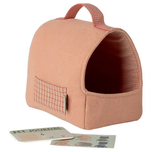 Maileg Haustier-Transportbox Klein in Coral