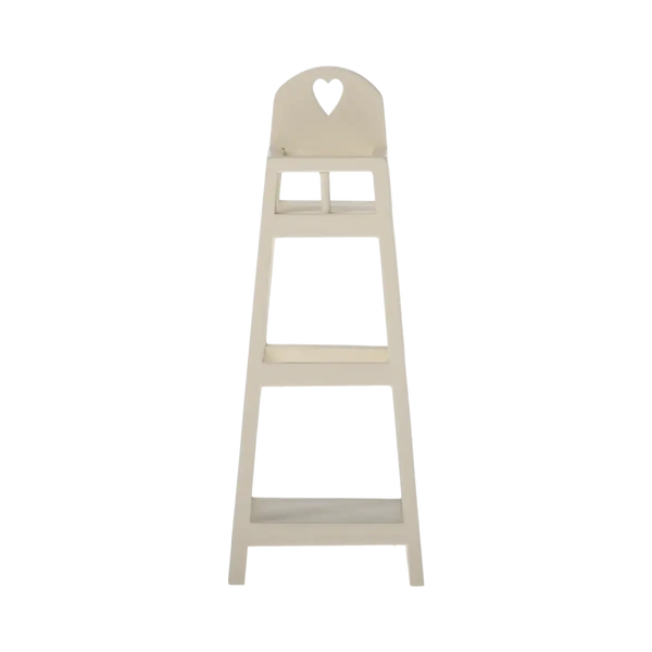 Maileg Hochstuhl MY Off White – Seitenansicht