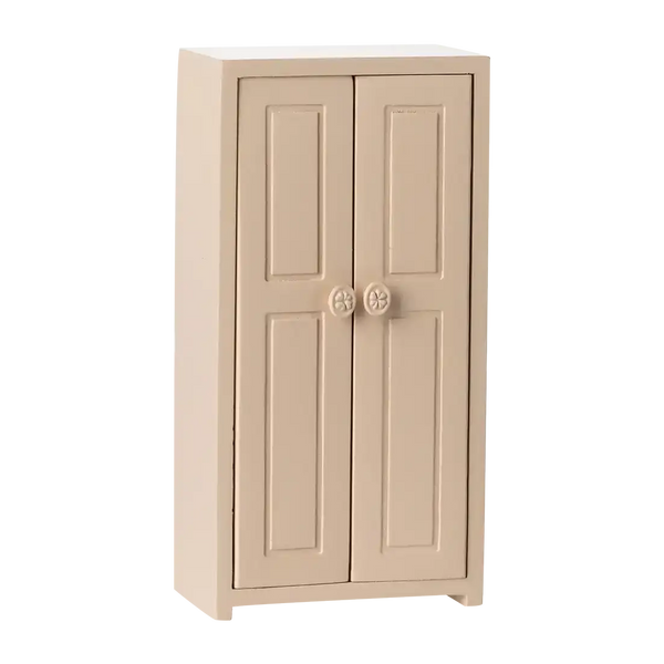 Maileg Holz Kleiderschrank für Mäuse in Light Rose