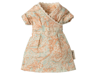 Mama Maus von Maileg im Blumenkleid, Rückansicht