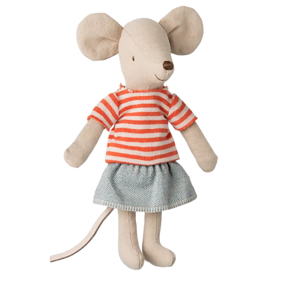 Maileg Maus Grosse Schwester, 13 cm grosse Stoffmaus