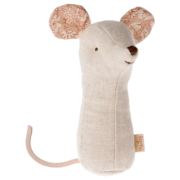 Maileg Maus-Rassel Natur aus 100 % Leinen, 11 cm gross