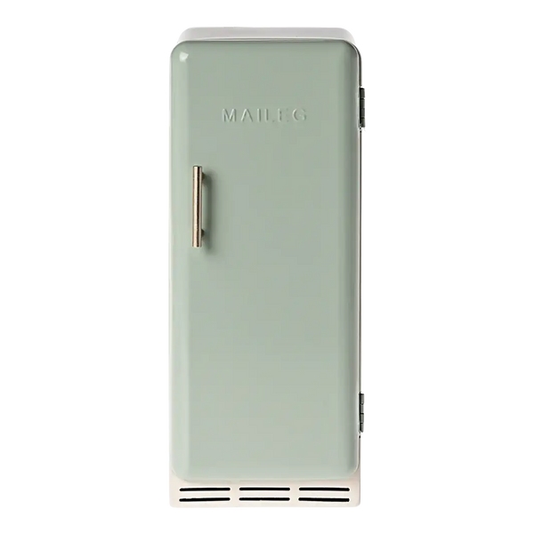 Maileg Miniatur Kühlschrank Minze geöffnet