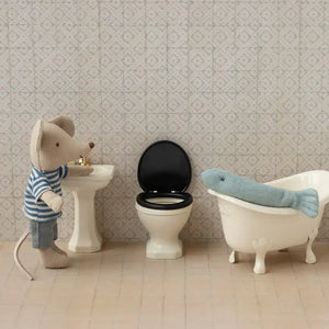 Maileg Miniatur-Toilette Creme für die Maileg Mäuse Kollektion
