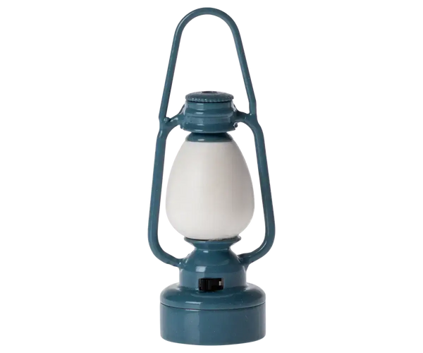 Maileg Vintage Laterne Blau, 7 cm hoch fürs Puppenhaus