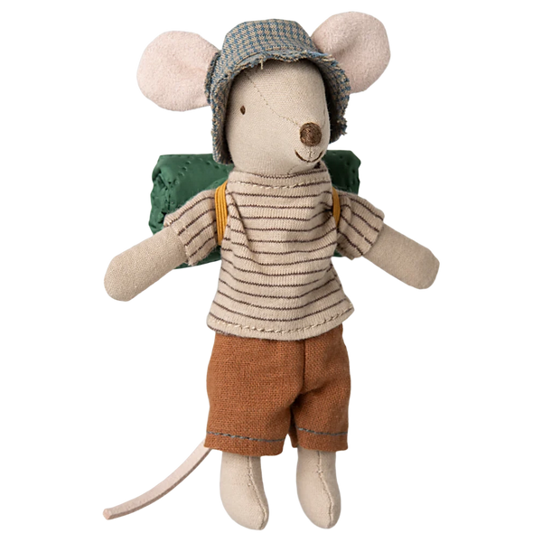Maileg Wandermaus Grosser Bruder, fein gestreift, 13 cm