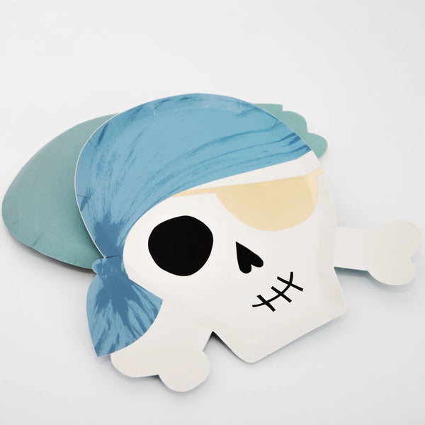 Assiettes fête pirate (8x)