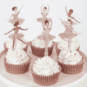 Ballerina-Topper mit Goldfoliendetails von Meri Meri
