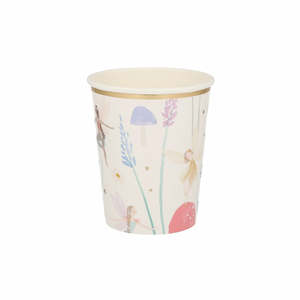 Meri Meri Fairy Trinkbecher mit Goldrand, 8er-Set