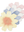 Meri Meri Flower Garden Servietten mit Goldfoliendetail