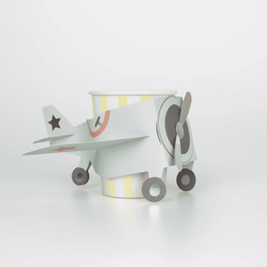 Meri Meri Flugzeug Trinkbecher mit drehbarem Propeller