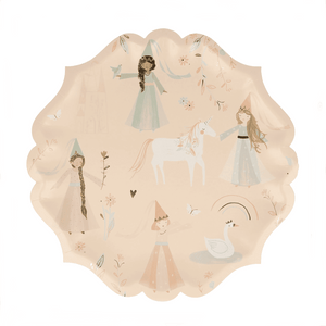 Meri Meri Partyteller Prinzessin, 8er-Set