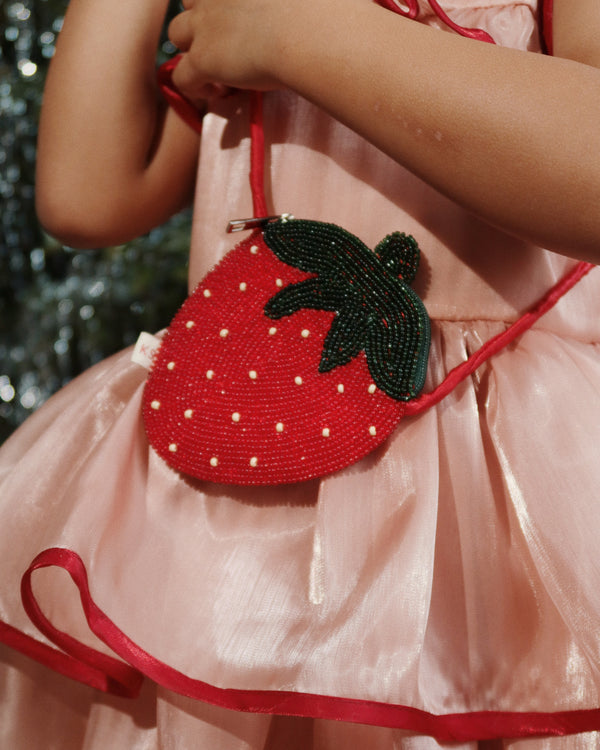 Konges Slojd-Strawberry Tasche Rio Red-Beluga Kids