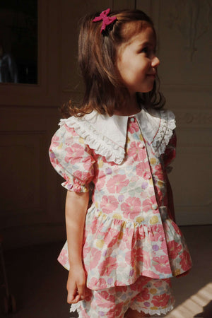 Bänder im Rücken der Konges Sløjd Coeur Collar Bluse