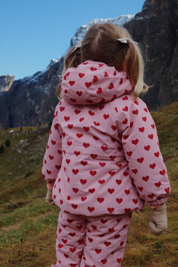 Mismou Rüschen-Winterjacke Amour Pink