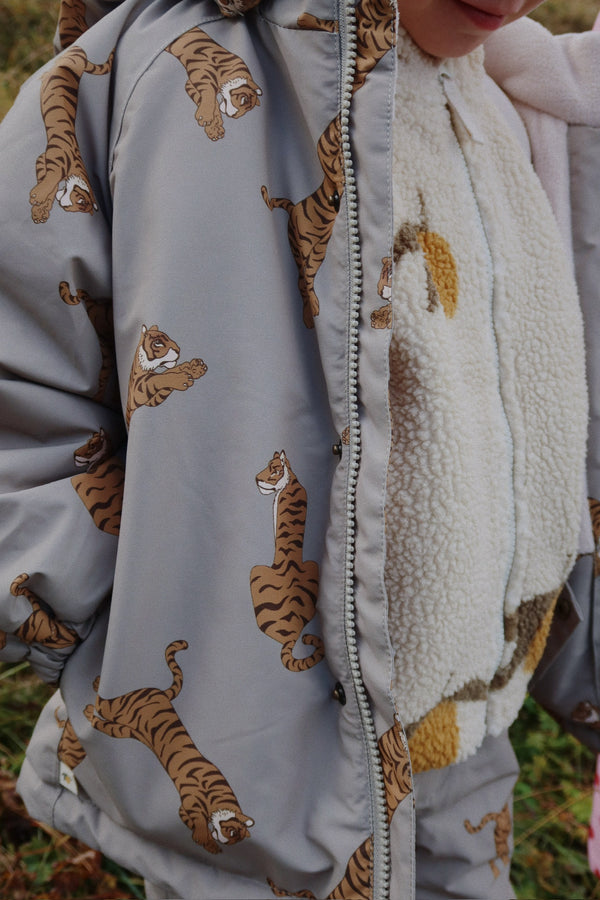 Mismou Rüschen-Winterjacke Tiger Oak