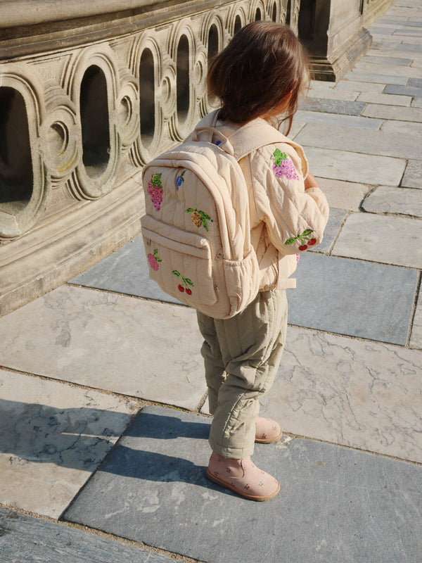 Juno Pailetten-Rucksack Midi Fruit Frappé