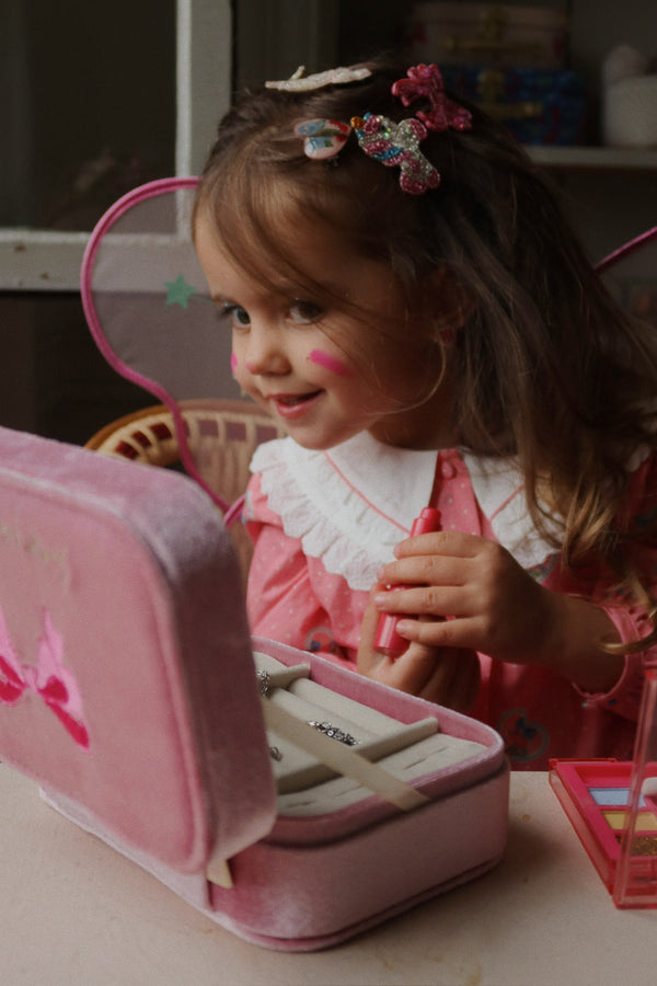 Parure de bijoux rose « All I wish for »