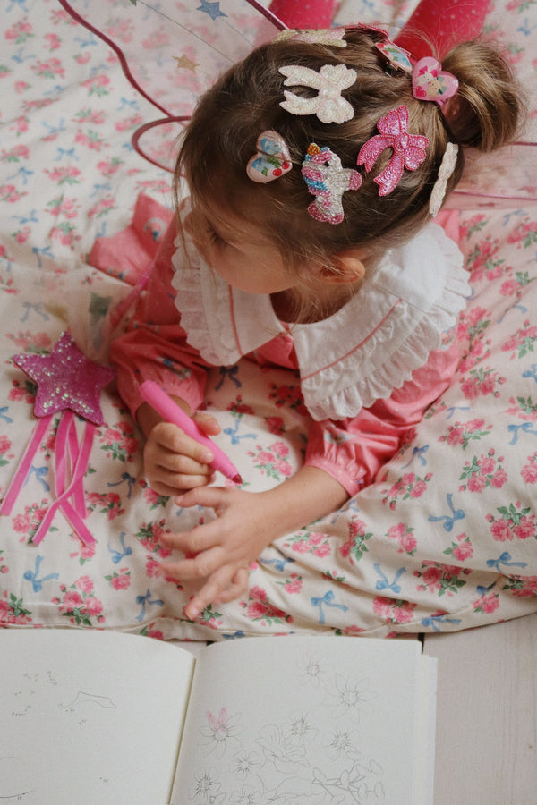 2-Pack Pailetten-Haarspangen Bow