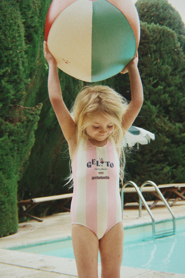 Pomia Badekleid Candy Rose Stripe