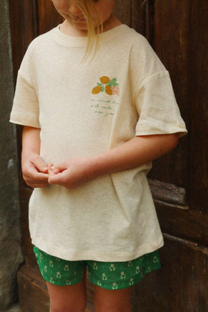 Konges Sløjd Era T-Shirt Buttercream – Detailansicht