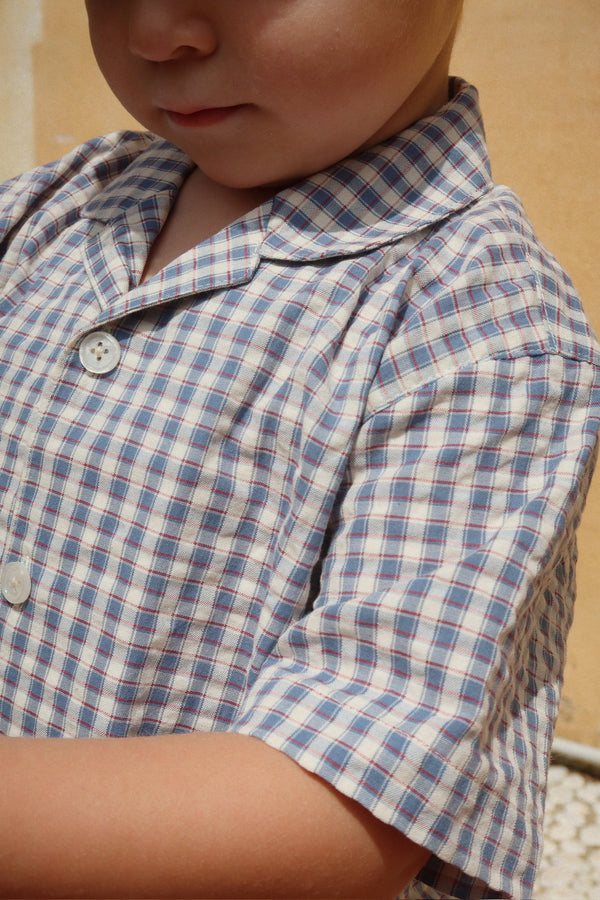 Elliot Shirt Trio Bleu Stripe