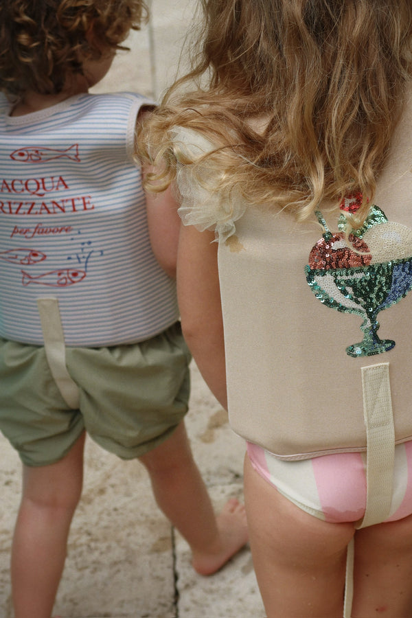 2-er Set Pomio Badeshorts Tea / Flint Stone