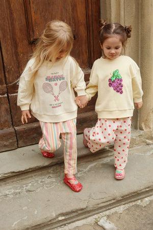 Konges Sløjd Loupy Lou Pullover mit gerippten Bündchen