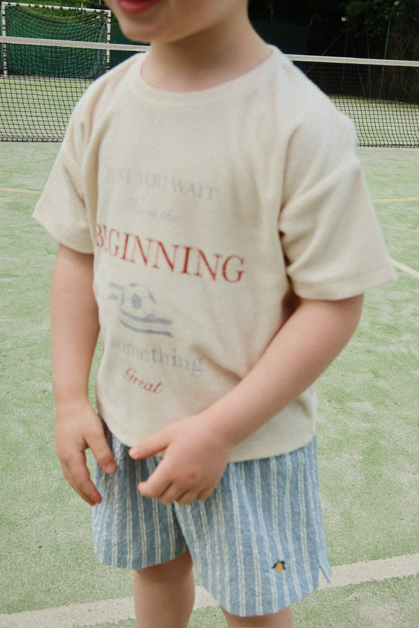 Short Elliot Trio Bleu Rayé