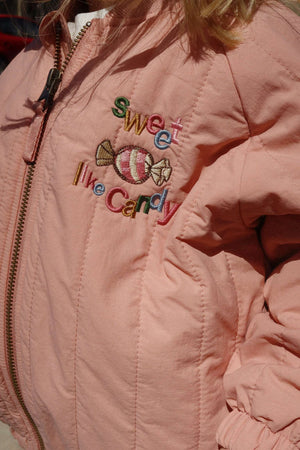 Konges Sløjd Juno Bomberjacke in Cameo Brown von hinten