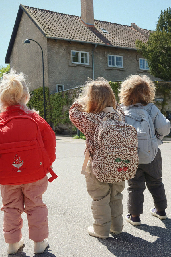 Juno Bestickter Rucksack Fiery Red