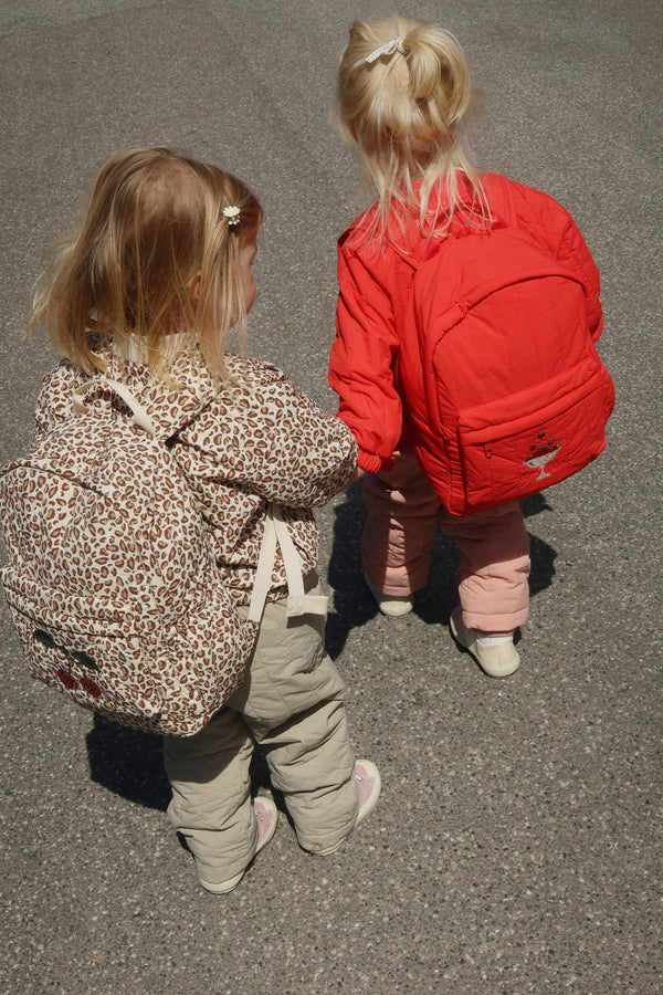 Juno Bestickter Rucksack Fiery Red