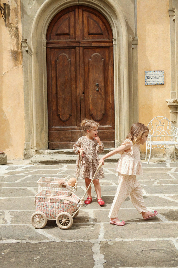 Pantalon en mousseline Coco Carta Rosa