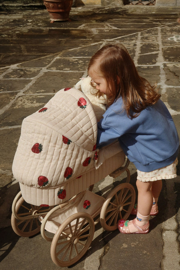 Minnie Tüll-Puppenwagen (Pram) Strawberry