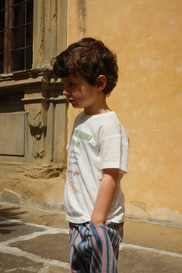 Jean à volants Magot à rayures Miami