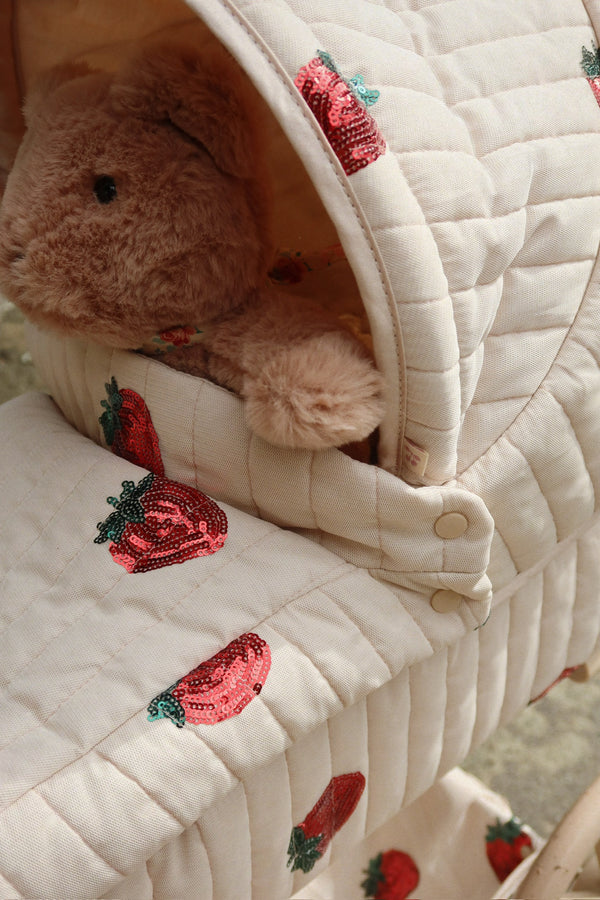 Minnie Tüll-Puppenwagen (Pram) Strawberry