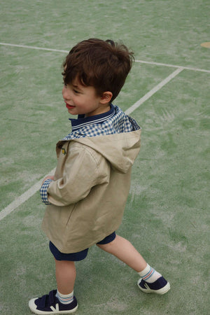 Konges Sløjd Kindersocken Act Optic White – Bund Detail