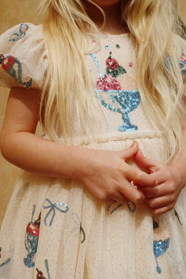 Yvonne Puff-Kleid Gelato